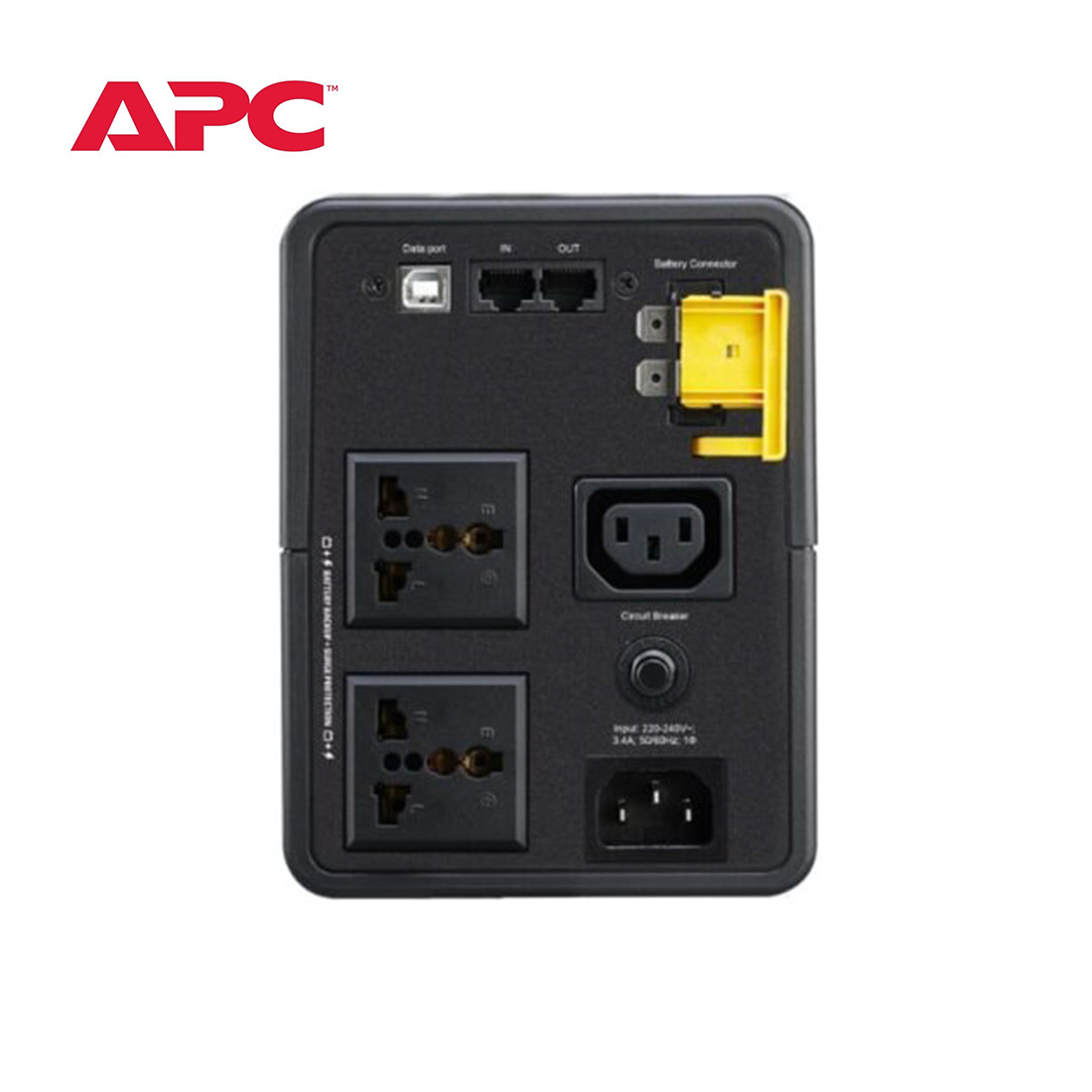 เครื่องสำรองไฟ APC Back-UPS 750VA, 230V, AVR, Universal Sockets